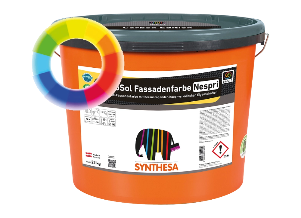Carbosol Fassadenfarbe Nespri Abtönbar