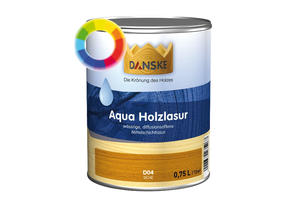 DANSKE Aqua Holzlasur Abtönbar