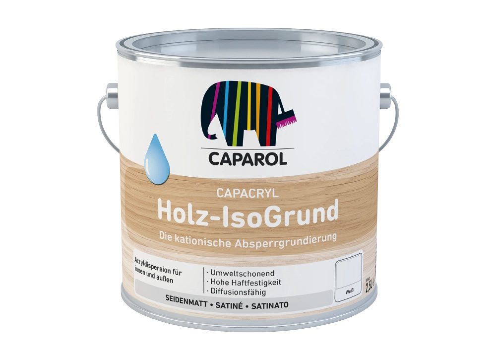 Capacryl Holz-IsoGrund Weiß