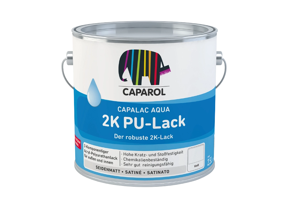 Capalac Aqua 2K-PU-Lack Weiß