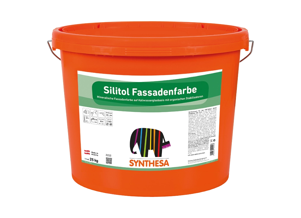 AKTION Silitol Fassadenfarbe Weiß ab 3 Kübeln